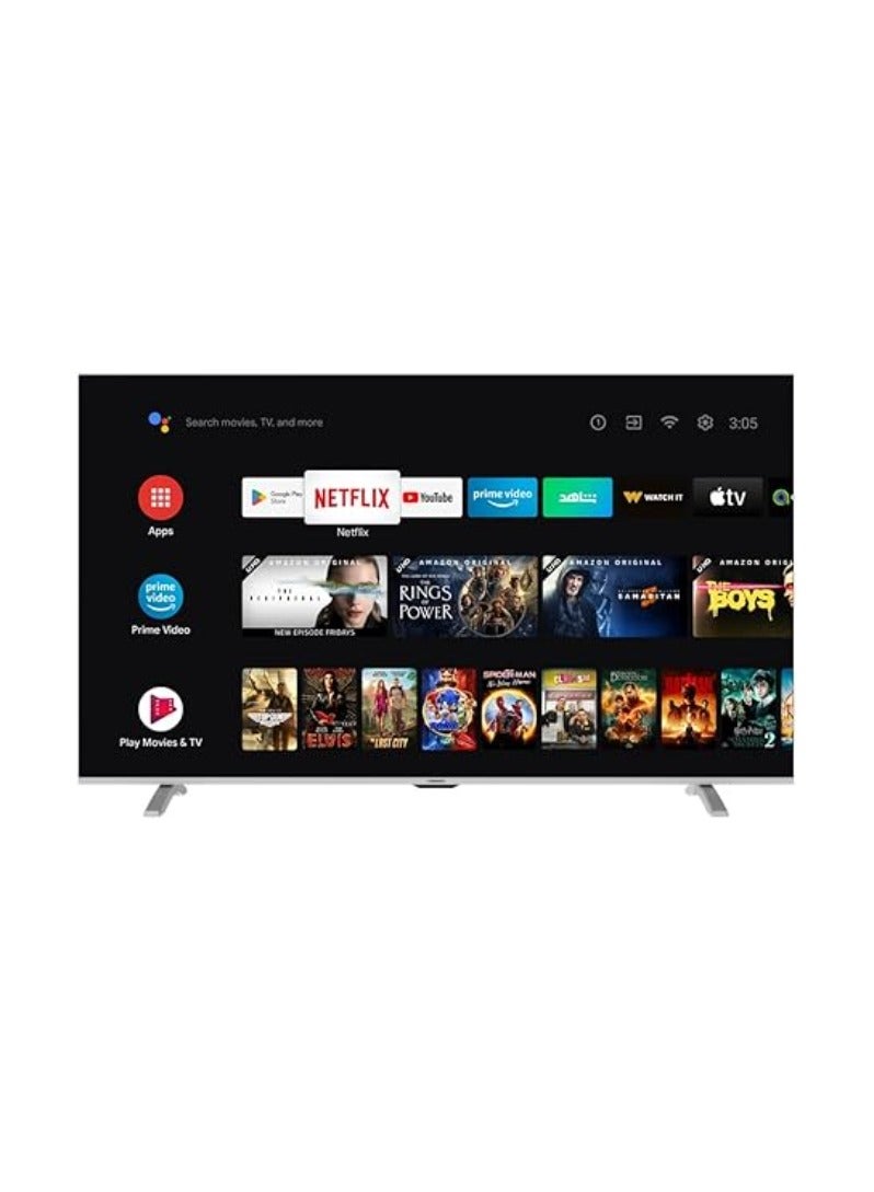 TORNADO - 4K Smart Frameless LED TV 65 Inch Built-In Receiver 65UA3400E Black - Image 1