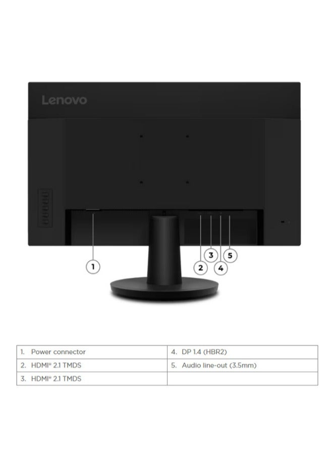 N27q Computer Monitor 27-Inch QHD 2560x1440, HDR10, IPS Panel Technology, 100Hz Refresh Rate, 4ms Response Time, Low Blue Light | 67C2GAC1UK - Black
