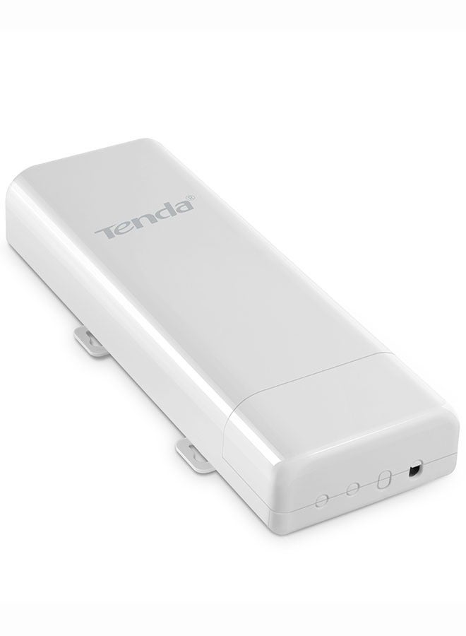 Tenda - O3 5km Point to Point Outdoor CPE Access Point Wi-Fi 2.4GHz 11N 150Mbps, 2 * 10 / 100Mbps Ethernet Port, Passive PoE, IP64 Waterproof Enclosure, 6000V Lightning Protection(O3 3Pcs) White O3 Pairs(3pcs) - Image 1