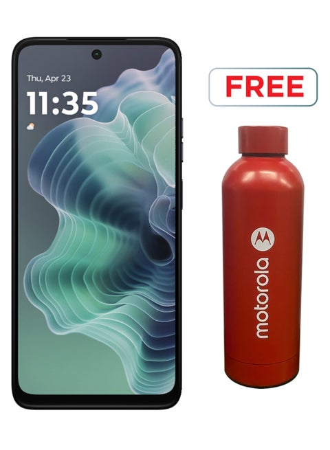 G35 Dual SIM Midnight Black 8GB RAM 128GB 5G With Motorola Bottle - Middle East Version