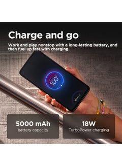 Motorola G35 Dual SIM Midnight Black 8GB RAM 128GB 5G With Motorola Bottle - Middle East Version  - Image 5