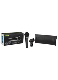 Shure Pro XLR Dynamic Microphone - Professional Studio & Live Performance Cardioid Mic for Vocals, Podcasting, and Recording, Special Edition SM58 Edition Black  - Image 2