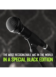 Shure Pro XLR Dynamic Microphone - Professional Studio & Live Performance Cardioid Mic for Vocals, Podcasting, and Recording, Special Edition SM58 Edition Black  - Image 4