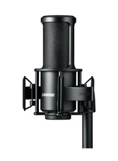 Shure Studio Recording Microphone Kit, XLR Home Studio Condenser Mic with Mix-Ready Audio - All-Metal Construction, Includes Detachable Magnetic Pop Filter & Shock Mount SM4-K-KIT Black  - Image 2