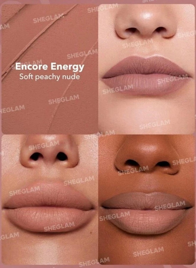 Sheglam Dynamatte Boom Long-Lasting Matte Lipstick Encore Energy  2.7g Encore Energy - Image 3