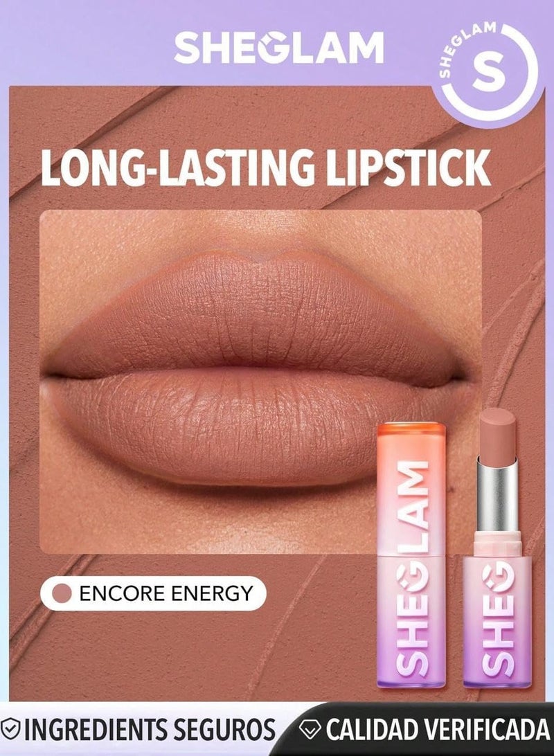 Sheglam Dynamatte Boom Long-Lasting Matte Lipstick Encore Energy  2.7g Encore Energy - Image 2