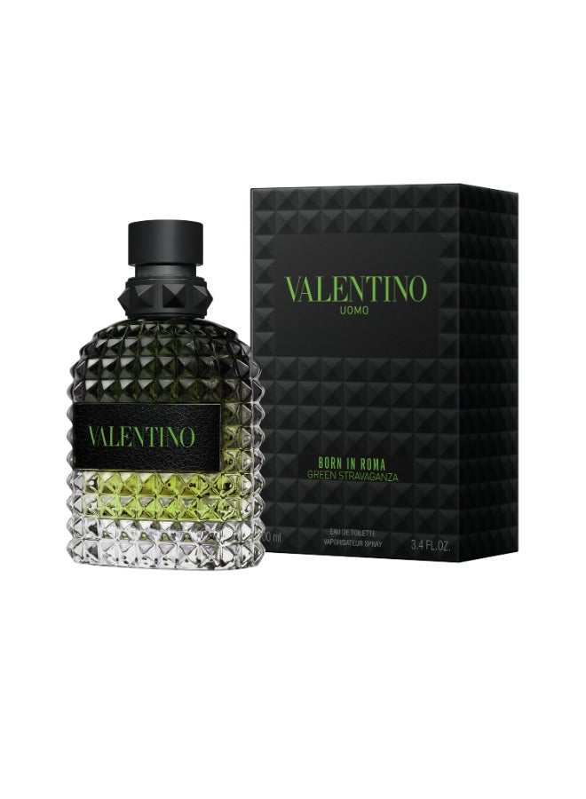 فالانتينو - BORN IN ROMA GREEN STRAVAGANZA EAU DE TOILETTE 100ml - Image 1