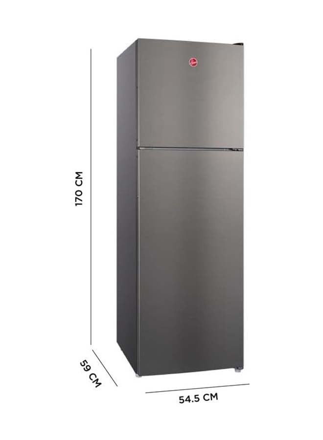 Hoover Top Mount Dual Inverter Refrigerator, 251L Net (326L Gross), Total No Frost, Reversible Door, Glass Shelves, Inox, 10-Year Compressor Warranty – HTR-M326-S 2000 W HTR-M326-S Grey - Image 2