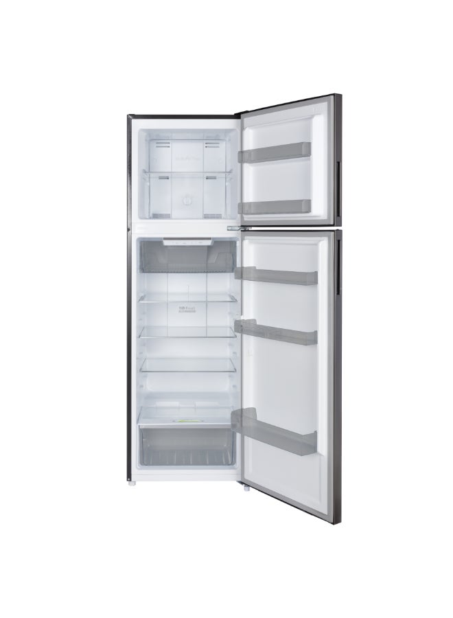 Hoover Top Mount Dual Inverter Refrigerator, 251L Net (326L Gross), Total No Frost, Reversible Door, Glass Shelves, Inox, 10-Year Compressor Warranty – HTR-M326-S 2000 W HTR-M326-S Grey - Image 4