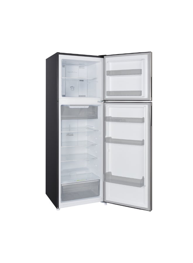 Hoover Top Mount Dual Inverter Refrigerator, 251L Net (326L Gross), Total No Frost, Reversible Door, Glass Shelves, Inox, 10-Year Compressor Warranty – HTR-M326-S 2000 W HTR-M326-S Grey - Image 5