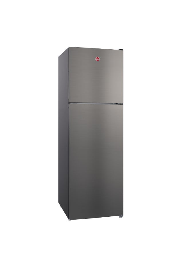 Hoover Top Mount Dual Inverter Refrigerator, 251L Net (326L Gross), Total No Frost, Reversible Door, Glass Shelves, Inox, 10-Year Compressor Warranty – HTR-M326-S 2000 W HTR-M326-S Grey - Image 3