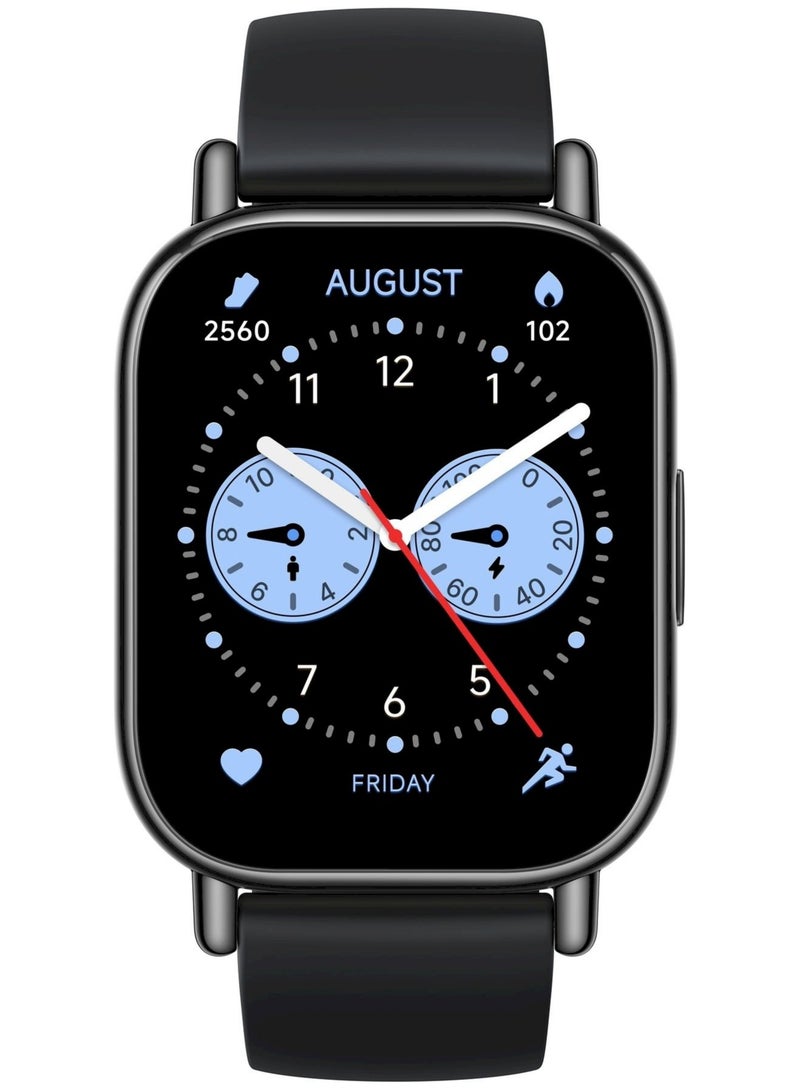 Xiaomi - 470 mAh Redmi Watch 5 Lite, Smartwatch With 1.96 Inch AMOLED Display, 5 ATM Water Resistance, 150+ Sports Modes, Heart Rate Monitor, Bluetooth Call, Global Vesrion Black - Image 1