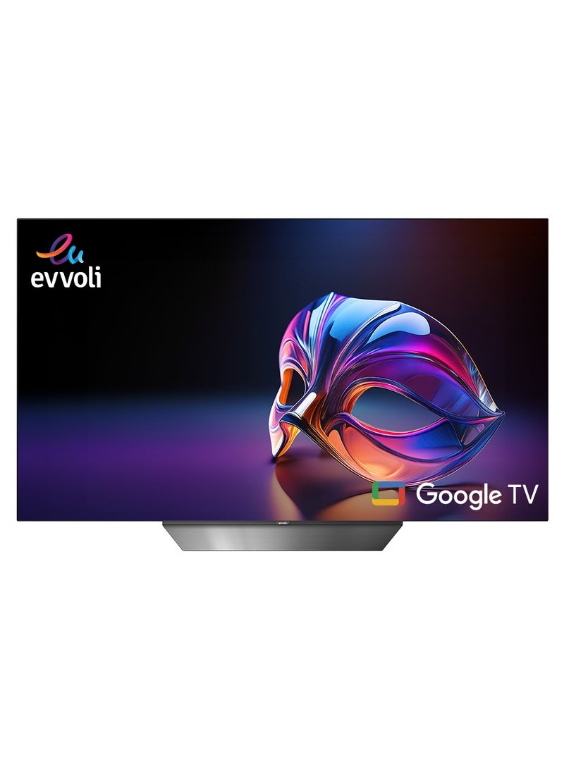 إيفولي 4K UHD OLED 65 Inches Smart TV, Google TV, Dolby Atmos and Dolby Vision 65EV9-OLED Black  - Image 1