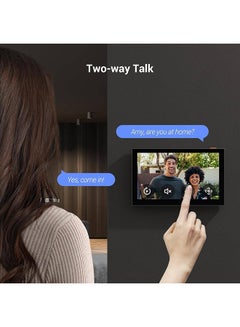 إيزفيز SD7 7-Inch IPS Touch Smart Screen, Smart Integration with Compatible EZVIZ Devices, Remote Control via EZVIZ App, Two-Way Talk, Type-C charging, Easy Installation, CS-SD7  - Image 2
