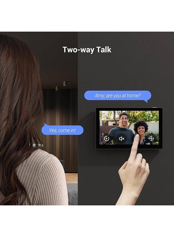 إيزفيز - SD7 7-Inch IPS Touch Smart Screen, Smart Integration with Compatible EZVIZ Devices, Remote Control via EZVIZ App, Two-Way Talk, Type-C charging, Easy Installation, CS-SD7 - Image 1