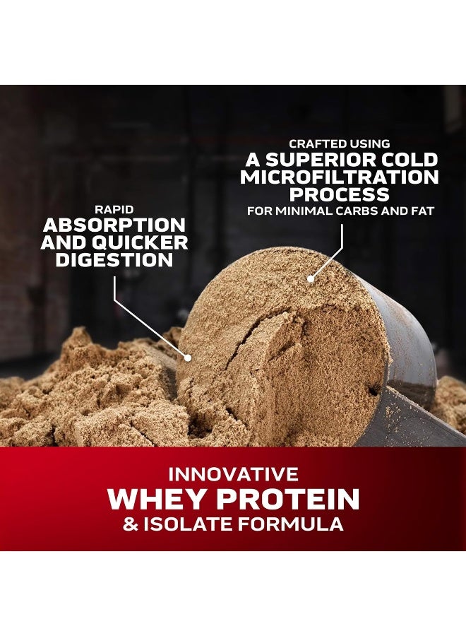 ماسل تيك - Whey Protein Powder Nitro-Tech Chocolate Protein Powder 8 Lbs 109 Servings - Image 1