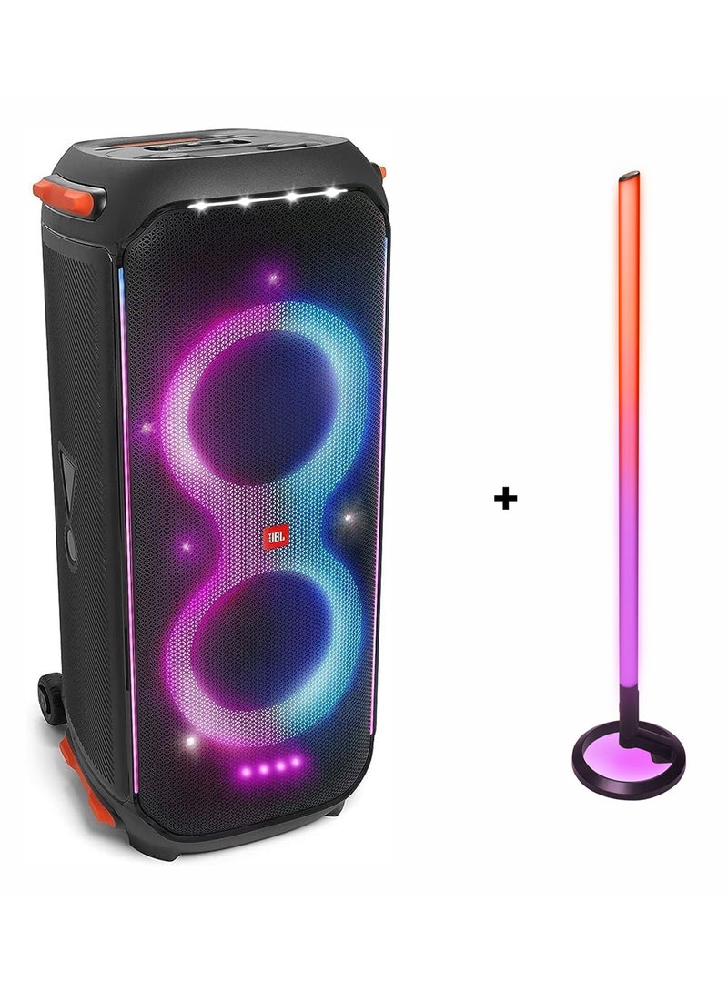 JBL Partybox 710 Portable Party Speaker And Partylight Stick JBLPARTYBOX710EU+JBLPLSTICK Black  - Image 1