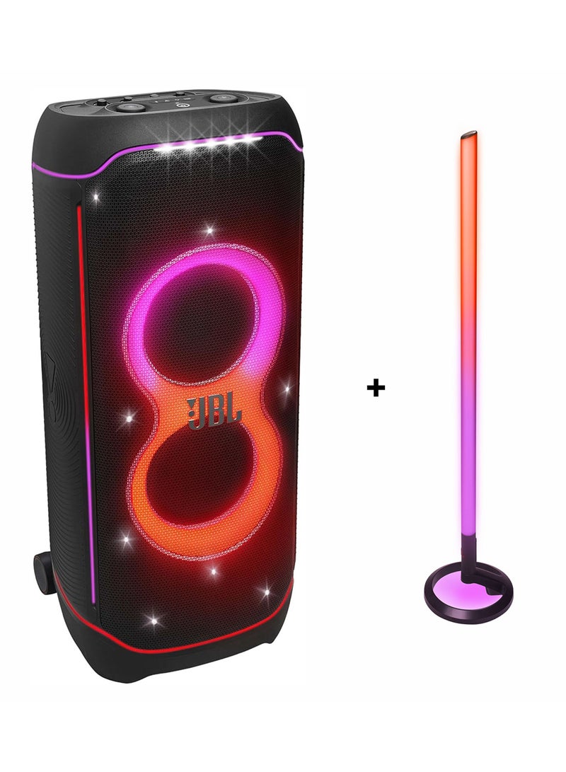 JBL Partybox Ultimate Massive Portable Party Speaker And Partylight Stick JBLPARTYBOXULTEU+JBLPLSTICK Black  - Image 1