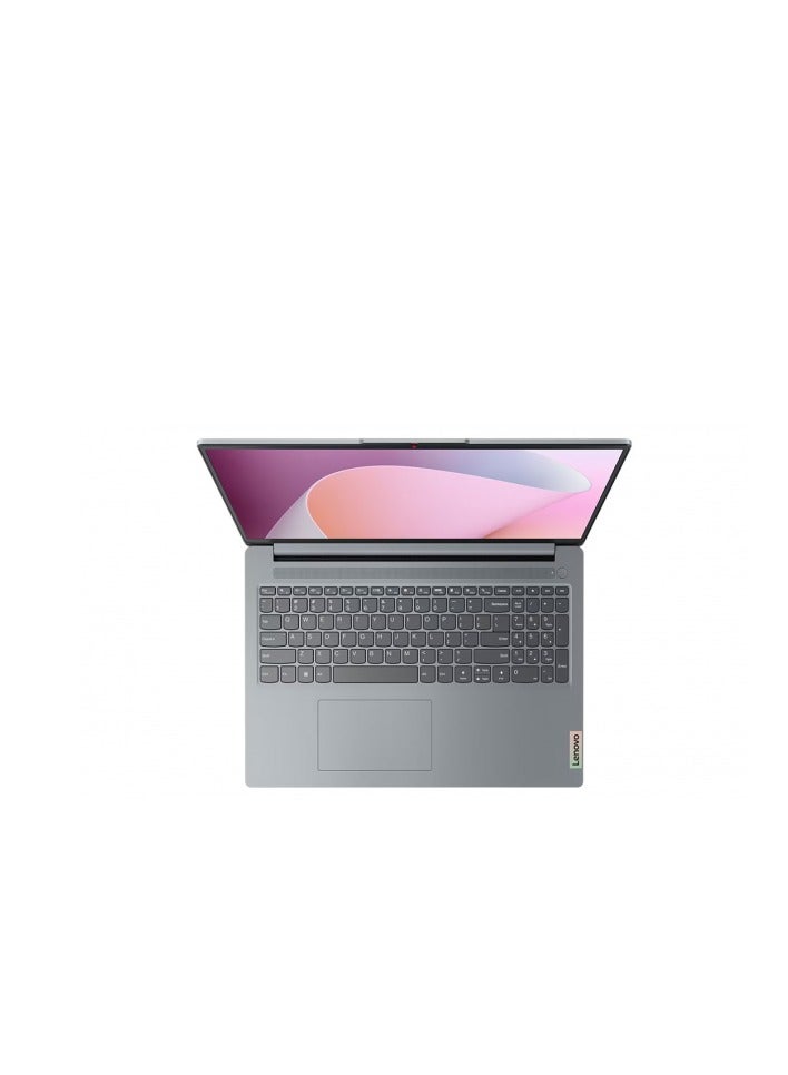 Lenovo - Lenovo IdeaPad Slim 3 15ABR8, AMD Ryzen-7 7730U , 8GB RAM, 512GB SSD, 15.6 Inch Display, AMD Radeon™ 610M Graphics, Free Lenovo Shoulder Bag, Arctic Grey English/Arabic Arctic Grey - Image 1