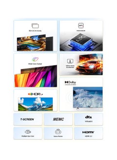TCL Television 75 Inch Smart TV, Google TV, 4K UHD, 60Hz MEMC, 120Hz VRR, DLG 120Hz, Dolby Vision Atmos, HDR10+, DTS Virtual X, Wide Color Gamut, Slim & Unibody Brushed Titanium (2024) 75P755 Black 75P755 Black  - Image 2