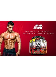 ماسل تيك NitroTech Whey Protein Ultimate Muscle Building Formula Increase strength & Performance Milk Chocolate 4Lbs  - Image 2
