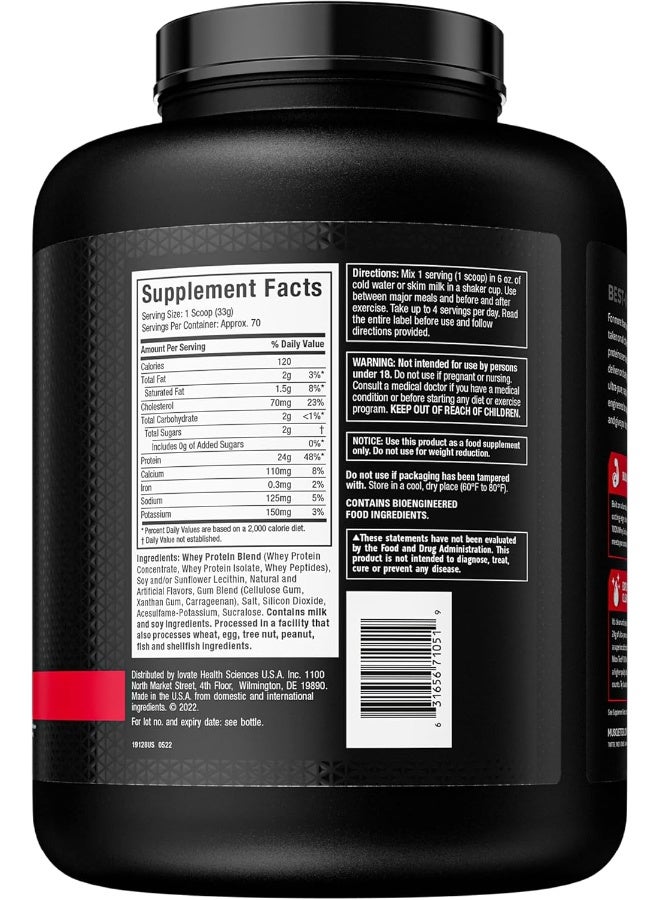 MuscleTech Whey Protein Powder Nitro-Tech Vanilla Protein Powder 5 Lbs 69 Serv-Package Varies - Image 5