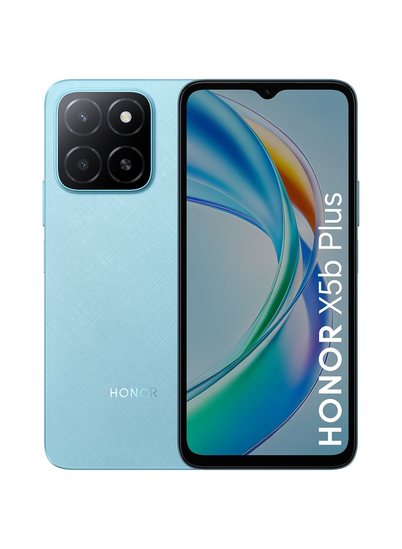 Honor X5b Plus Dual SIM Ocean Blue 4GB RAM 128GB 4G - Middle East Version - Image 1