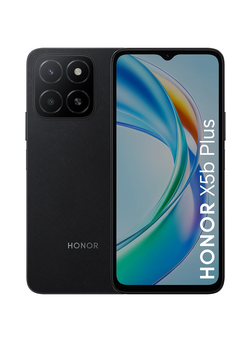 Honor X5b Plus Dual SIM Midnight Black 4GB RAM 128GB 4G - Middle East Version - Image 1