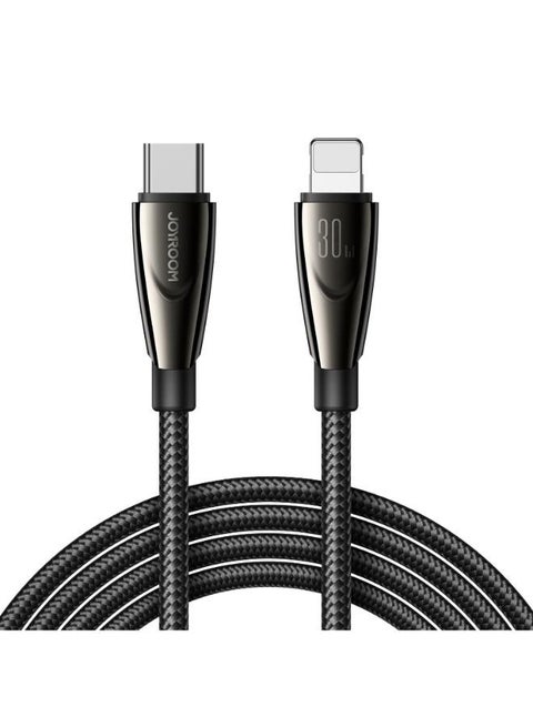 Surpass Series 30W Fast Charging Data Cable (Type-C to Lightning) 1.2m black
