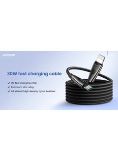 Surpass Series 30W Fast Charging Data Cable (Type-C to Lightning) 1.2m black - pnsku/N70118707V/45/_/1728702892/26e5bc50-76d7-4d76-8df3-2cfd2c25e281