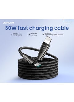 Surpass Series 30W Fast Charging Data Cable (Type-C to Lightning) 1.2m black - pnsku/N70118707V/45/_/1728702894/40850e39-835e-4129-8ebf-f6db46167aeb