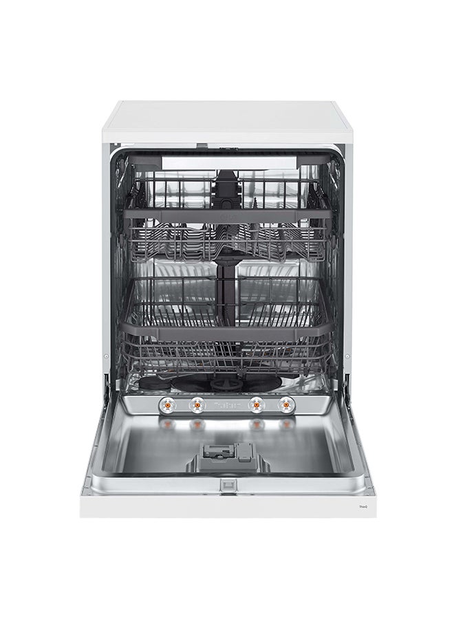 إل جي - Dishwasher 14 Place Setting Inverter Direct Drive MotorSmart ThinQ WiFi White 97 kW DFC435FW White - Image 1
