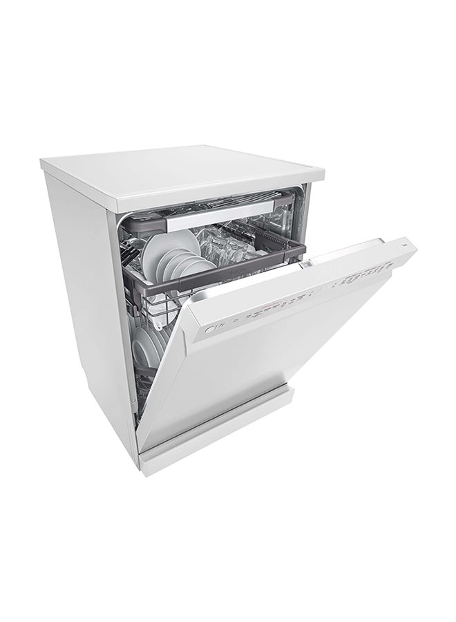 إل جي - Dishwasher 14 Place Setting Inverter Direct Drive MotorSmart ThinQ WiFi White 97 kW DFC435FW White - Image 1
