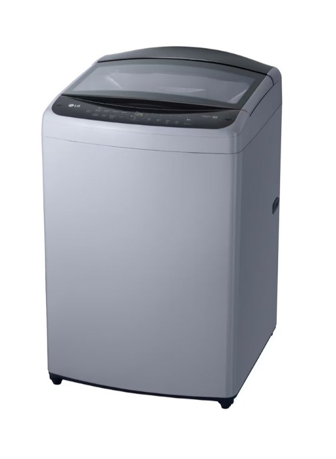 LG - Washing Machine 19 kg Top Loading Smart Diagnosis Inverter Direct Drive 6 Motion LED Display T19H3SDHTG Silver - Image 1