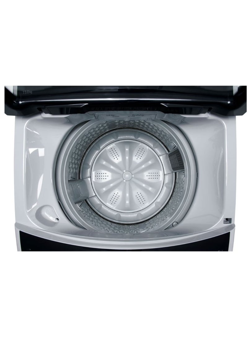 LG - Washing Machine 19 kg Top Loading Smart Diagnosis Inverter Direct Drive 6 Motion LED Display T19H3SDHTG Silver - Image 1