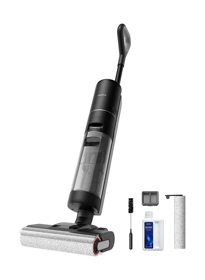 Dreame Dreame H12 PRO Wet Dry Vacuum Cleaner, Dual-Edge Cleaning Smart Floor Cleaner Cordless Vacuum and Mop, One-Step Hot Air Dryingfor Hard Floors 900 ml 300 W HHR25A/ H12 PRO Black 