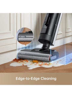 Dreame Dreame H12 Dual Smart Wet Dry Upright Vacuum cleaner, Floor Cleaner Mop Combo 4-in-1 Cordless Stick Vacuum for Multi-Surface, One-Step Self Cleaning with Hot Air Drying 350 ml 300 W H12-DUAL Black  - Image 2