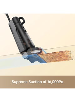 Dreame Dreame H12 Dual Smart Wet Dry Upright Vacuum cleaner, Floor Cleaner Mop Combo 4-in-1 Cordless Stick Vacuum for Multi-Surface, One-Step Self Cleaning with Hot Air Drying 350 ml 300 W H12-DUAL Black  - Image 3