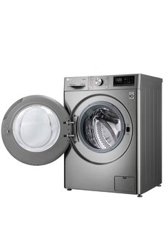 إل جي Washing Machine Vivace  Front Load 8 kg AI DD Technology Steam Wi-Fi F4R5TYG2T Silver  - Image 2
