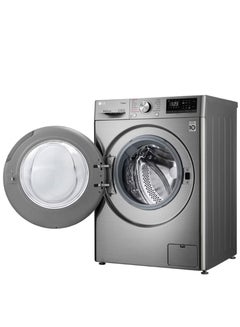 إل جي Washing Machine Vivace  Front Load 9 kg AI DD technology Steam Wi-Fi F4R5VYG2T Silver  - Image 2