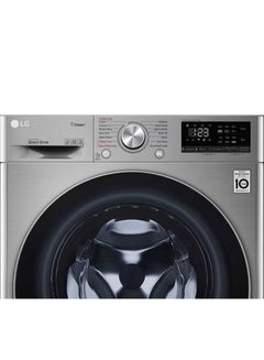 إل جي Washing Machine Vivace  Front Load 9 kg AI DD technology Steam Wi-Fi F4R5VYG2T Silver  - Image 5