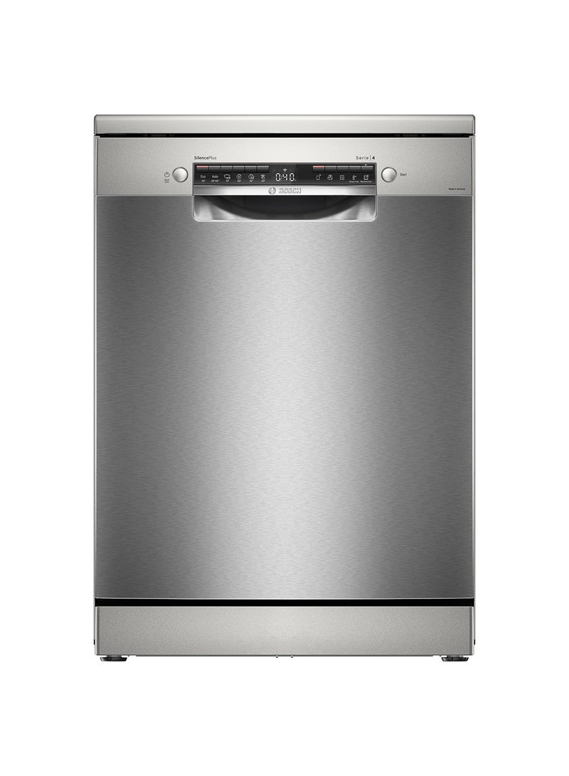 بوش سلسلة 4، غسالة صحون قائمة بذاتها 60 سم، 14 إعداد مكان، مراقبة وتحكم عن بُعد عبر Home Connect مضادة لبصمات الأصابع - Image 1