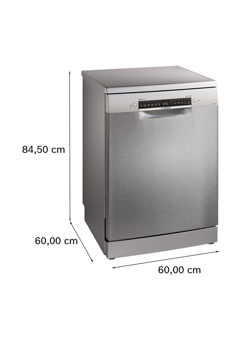 بوش سلسلة 4، غسالة صحون قائمة بذاتها 60 سم، 14 إعداد مكان، مراقبة وتحكم عن بُعد عبر Home Connect مضادة لبصمات الأصابع - Image 5