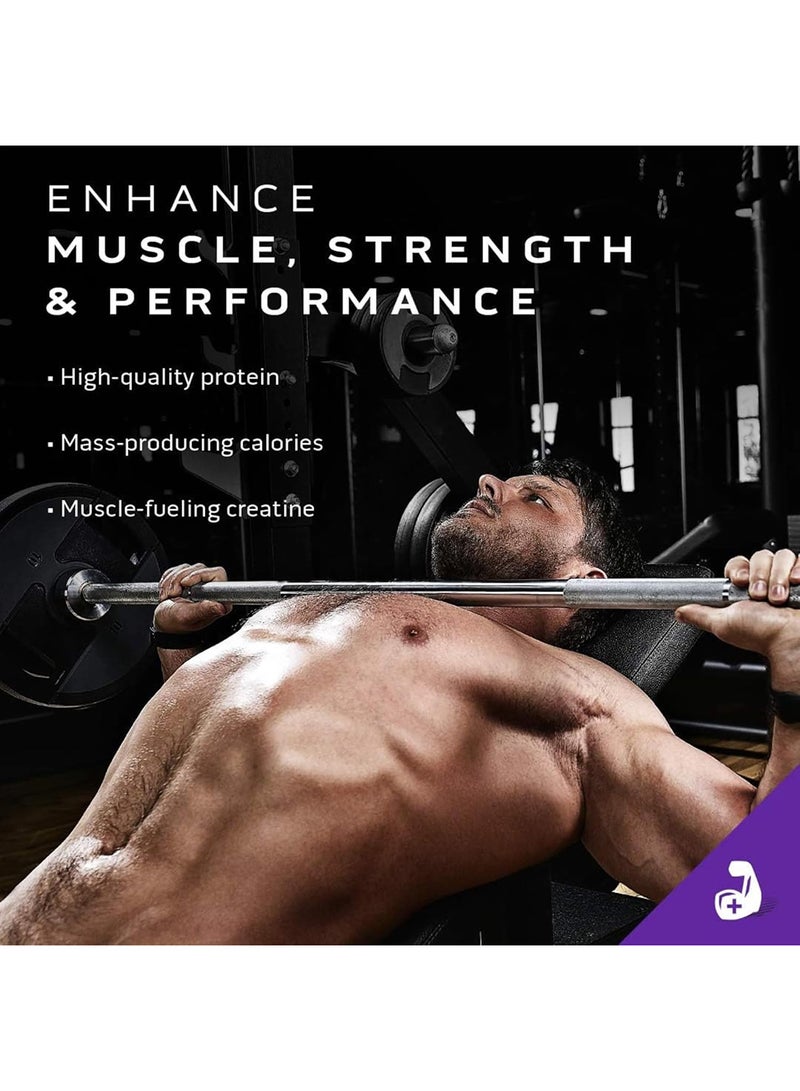 MuscleTech 100% Mass Gainer High Protein Mass Gainer Chocolate Fudge Brownie 5.15 Lbs, 2.33kg - Image 4