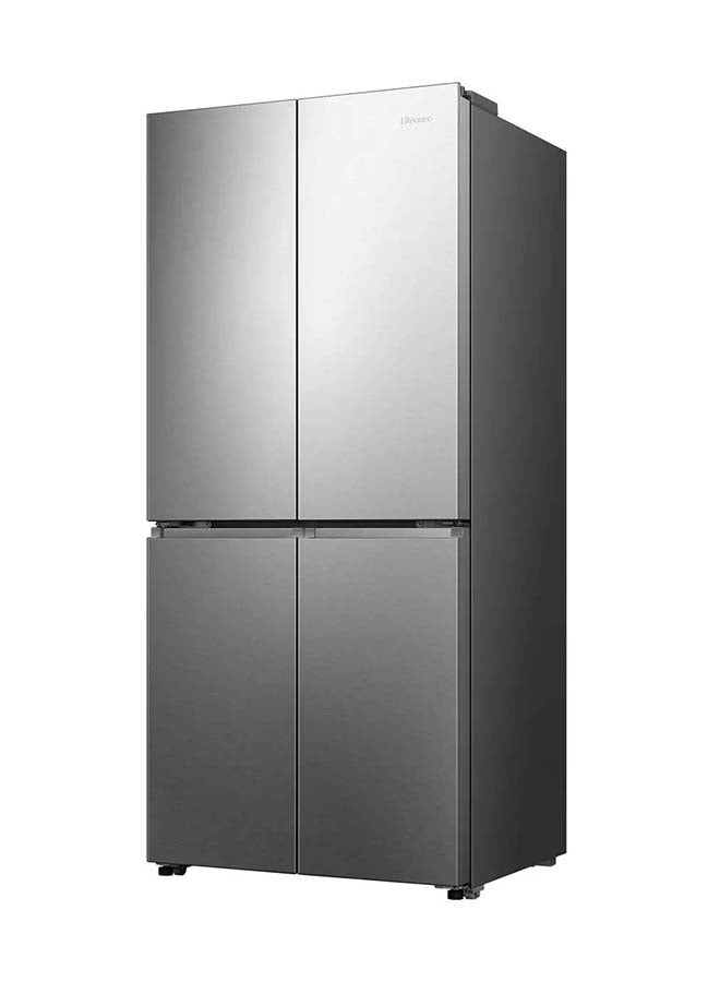 هايسنس - Side By Side 4 Door Refrigerator 10.5 Cuft Freezer 5.6 Cuft Inverter 325 kW RQ5P470SBIC Silver - Image 1