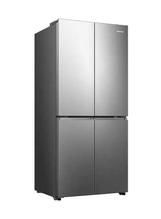 هايسنس - Side By Side 4 Door Refrigerator 10.5 Cuft Freezer 5.6 Cuft Inverter 325 kW RQ5P470SBIC Silver - Image 1