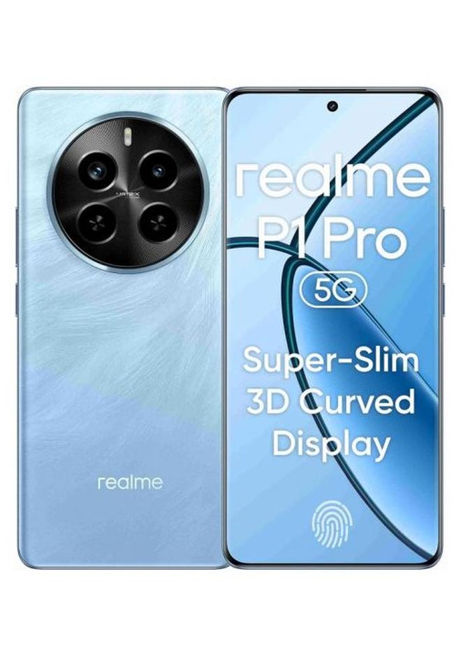 ريل مي ريلمي P1 برو ثنائي الشريحة باروت أزرق 12 جيجابايت رام 256 جيجابايت 5G - نسخة الشرق الأوسط - Image 1