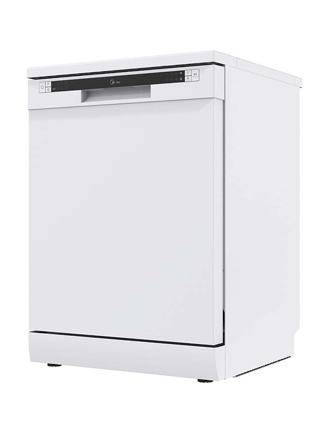 مديا Dish Washer 12 Place Settings 7 Programs Half Load Delay Child Lock Color White 138 kW WQP125201CWEG White  - Image 3