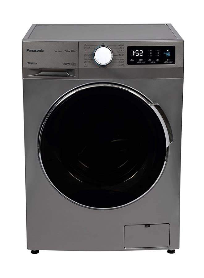 باناسونيك Front Load Washing Machine 7kg Inverter Hygiene Care Silver 129 kW NA-14MG1LSA Silver  - Image 5