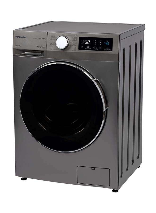 Panasonic - Front Load Washing Machine 9kg Hygiene Care Abaya Wash Silver 143 kW NA-18MG1LSA Silver - Image 1